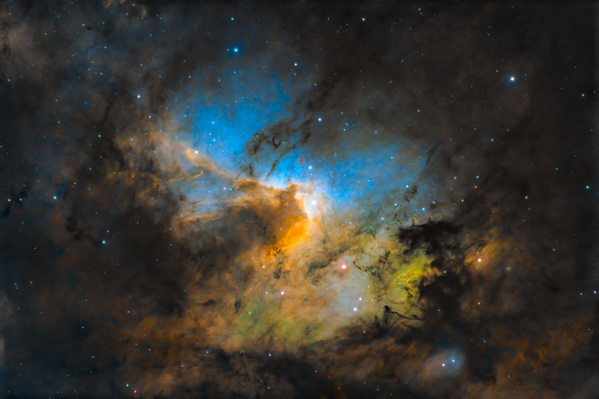 Sh2-155, the Cave Nebula