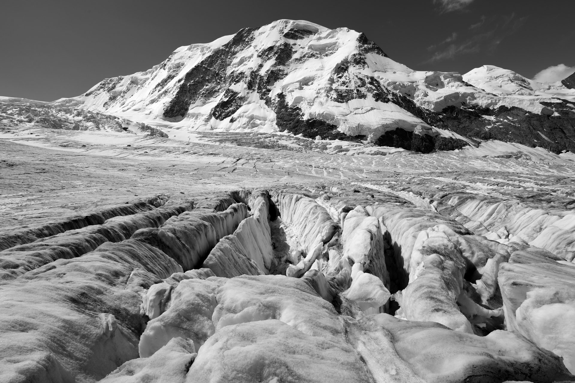 Frozen Paradise- Serene Alpine Beauty in the Swiss Mountains - Mont Rose, Switzerland