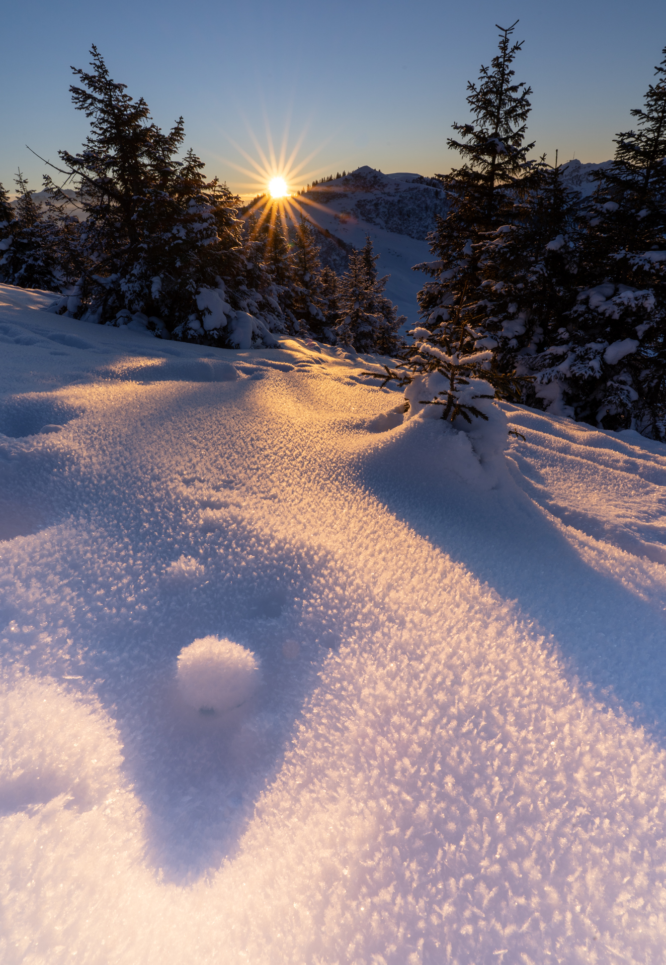 Sunset Alps, Diablerets, Vaud, Switzerland